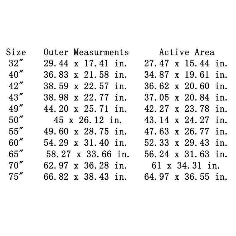 GreenTouch 40 inch Infrared Touch Overlay 10 Points IR Touch