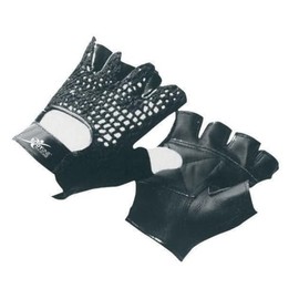 Bodyline Powerlifting Mesh Glove with Leather Palm (Empty)