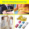 SJJJS 4 Pieces Soft Tape Measure 150cm Wide for Sewing