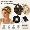 Head Scarf Hair Tie Set - Head Scarf - Silk