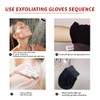 2 pack Exfoliating glove - body scrubber - ​for deep