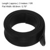 sourcing map Expandable Sleeving,2 3/4-inch 10ft Cable Sleeve, Black
