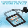 Fish Feeding Ring, Fish Safe Floating Food Feeder Circle Blue,
