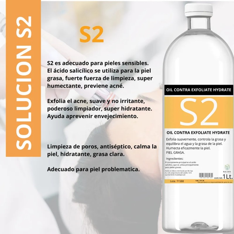 Kit De 4 Soluciones Para Hidra- Facial, Hydradermabrasion 1l