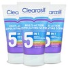 Clearasil 5 in 1 Exfoliating Scrub, For Acne Prone Skin, Unclog Pores, Reduces Blackheads, Pimples and Excess Oil, Everyday Spots Prevention, Pack of 3, Total 450ml