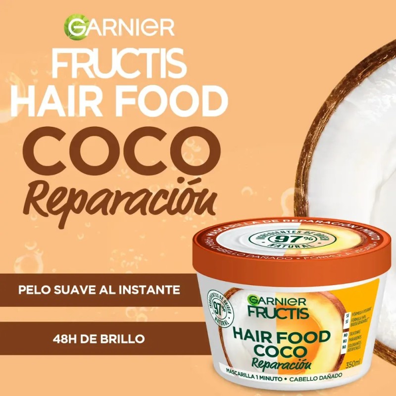 Kit Garnier Fructis Hair Food Coco 2 Pack de Mascarilla