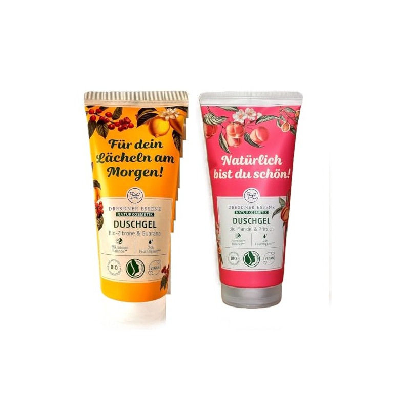 Dresdner Essenz Shower Gel Organic Lemon & Guarana and Organic