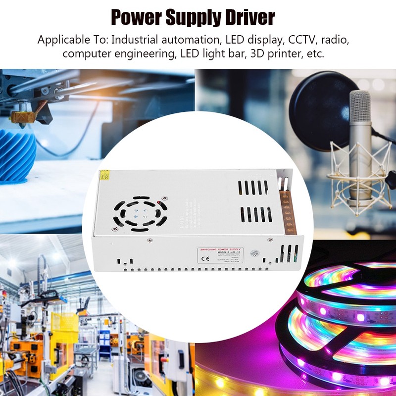Switch Power Supply Driver Adapter DC12V Aluminum Alloy LED Screen