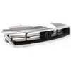 Garage-Pro Grille Compatible with 1996-1997 Honda Accord Chrome Shell/Textured Black