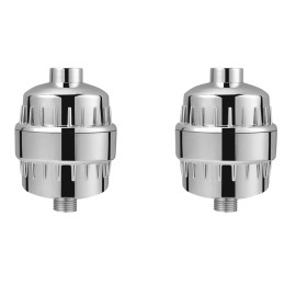 Unbranded 2PCS 20Stage Filtered Shower Head Soften Hard Water Removes Chlorine Fluoride