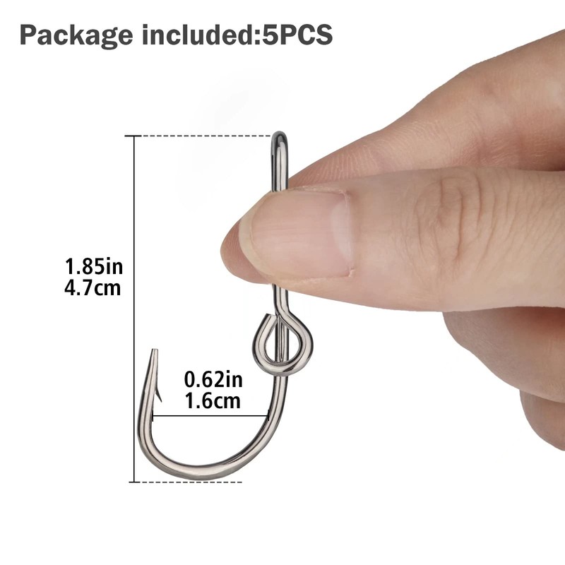THKFISH Fishing Hooks Hat Pins for Fishing Hat Hook Clip