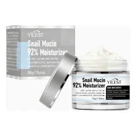 Crema Facial Hidratante YILEST 92% Baba de Caracol Antiarrugas Día Noche