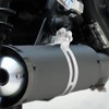 ULTECHNOVO Stainless Steel Motorcycle Exhaust Clamp Hose Bracket Hanger for