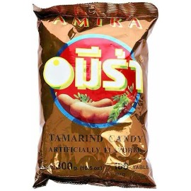 AMIRA 2 Bags Thai Tamarind Candy by Amira (100 Pieces) 300g (10.5oz)/ Bag.