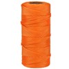 Orange 328 Feet Bricklaying Line, Braided Brick Builders Line Strong