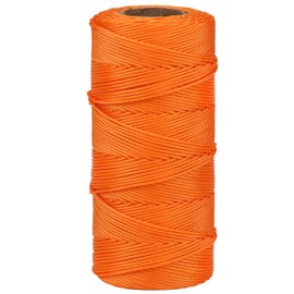 Orange 328 Feet Bricklaying Line, Braided Brick Builders Line Strong String Line for Building, Gardening, Marking and DIY Projects