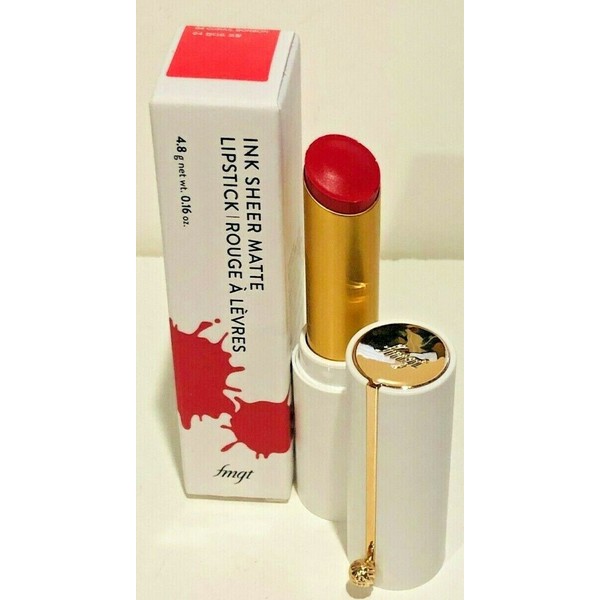 THE FACE SHOP INK SHEER MATTE LIPSTICK 04 CANDIED CORAL