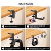 OneOdio Foldable Headphone Stand - Space-Saving Metal Holder