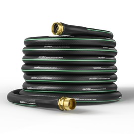 GreatBuddy 75 ft Garden Hose 5/8", Kink Free Heavy Duty Water Hose, Durable & Flexible Hose for Outdoor, Lawn, Car Washing, Pet Bathing and Household