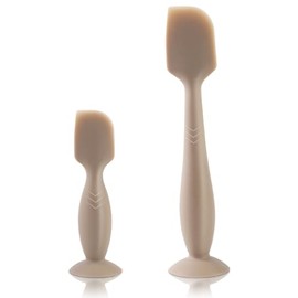 Espátula Para Crema De Pañal Para Bebé, Paquete De 2 Espátulas Para El Trasero De Bebé, Aplicador De Crema De Pañal De Silicona, Espátula Para Pasta D