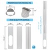 Kerykwan Portable Air Conditioner Window Vent Kit with 5.9” Exhaust