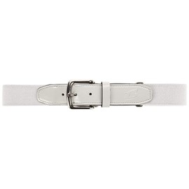 CHAMPRO Gamer Elastic Youth Baseball/Softball Belt, White