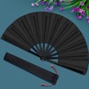 2 Packs Large Folding Hand Fan Handheld Folding Fans Chinese