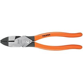 Truper Expert T210-9X Pinza para electricista 9 con ponchador de terminales