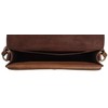 Gusti Handtasche Leder - Zoey Damen Handtasche Umhängetasche Ledertasche Braun