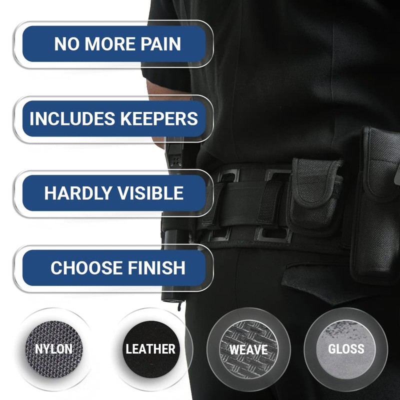 BackUpBrace Law Enforcement Duty Belt Back Support Brace – Lower
