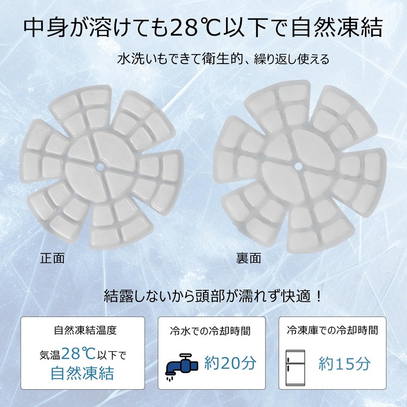 Cooling Sheet for Hat, Head Cool, Ice Pad, Ice Pad,