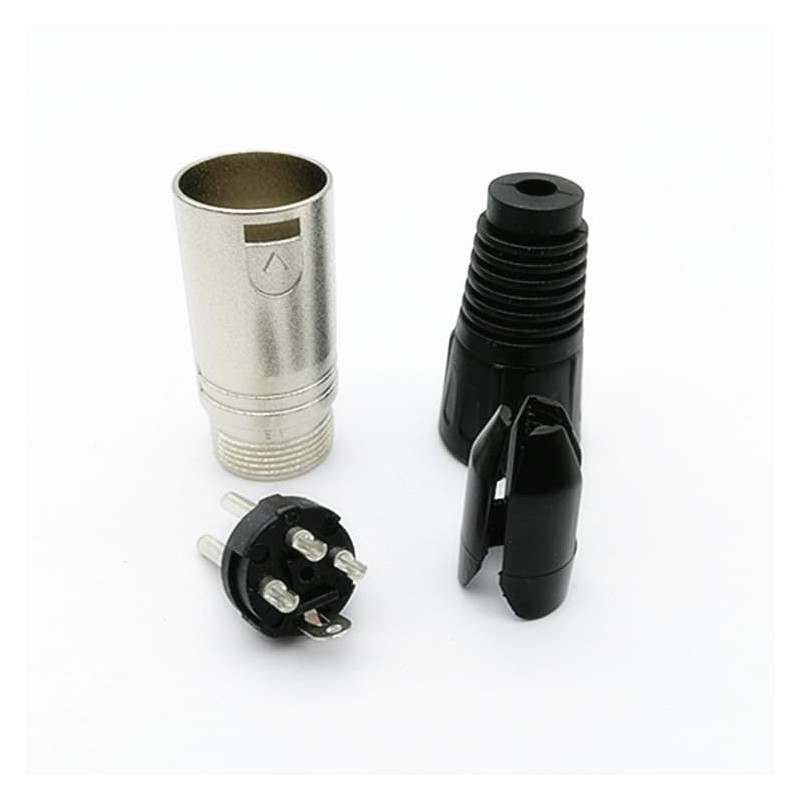 4PCS 3Pin Battery Charger Port Plug Connector for Electric Scooter
