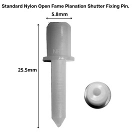 Standard Open Frame Plantation Shutter Louver Repair Fixing Pins Standard Nylon Fixing Pin (10)