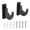 2 PCS Sword Holder Acrylic Wall Mount Polished Strong Load