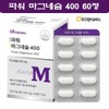Loniwell 파워 마그네슘 400 보충제 산화마그네슘 좋은 마그네숨 올인원 60정