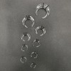 Luxe Modz Clear Acrylic Pincher Septum C Shape Buffalo Horseshoes
