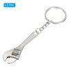 PATIKIL Mini Spanner Wrench Keychain, 2 Pack Multifunctional Hardware Tool