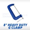 Dunnet Tools 8" Heavy Duty G-Clamp DIY Tool Durable Equipment