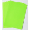Fluorescent Green Fluorescent Sheets, Approx. A4 Size, 5 Sheets