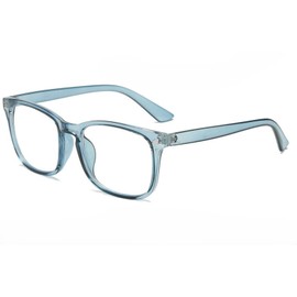 Generic Blue Light Blocking Glasses, Computer Reading/Gaming/TV/Phones Glasses for Women Men, Anti Eyestrain & UV Glare (Neon Blue), Electric Sapphire