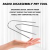 Hirificing 4PCS Radio Removal Pry Tool Kit, V-Shaped Stainless Steel