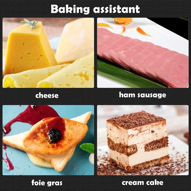 CYINGWIN Cheese Slicer with Cutting Board and Measuring Grid, Adjustable