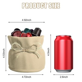 Candy Bowl For Office Fall Table Decor Key Bowl For Entryway Table Fall Candy Dish Plant Pots Indoor Flower Pots For Indoor Plants (Linen)