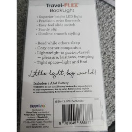 Travel-flex American Book Company Travel-FLEX Booklight with battery Silver