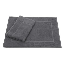 Betz Set of 2 Bath Mat Bath Mat Bath Rug Shower Mat Terry Cloth Size 50 x 70 cm 100% Cotton Premium Quality 650 g/m2, 50 x 70 cm