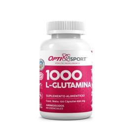 L-Glutamina 1000 con 120 caps.                                                                                                                        