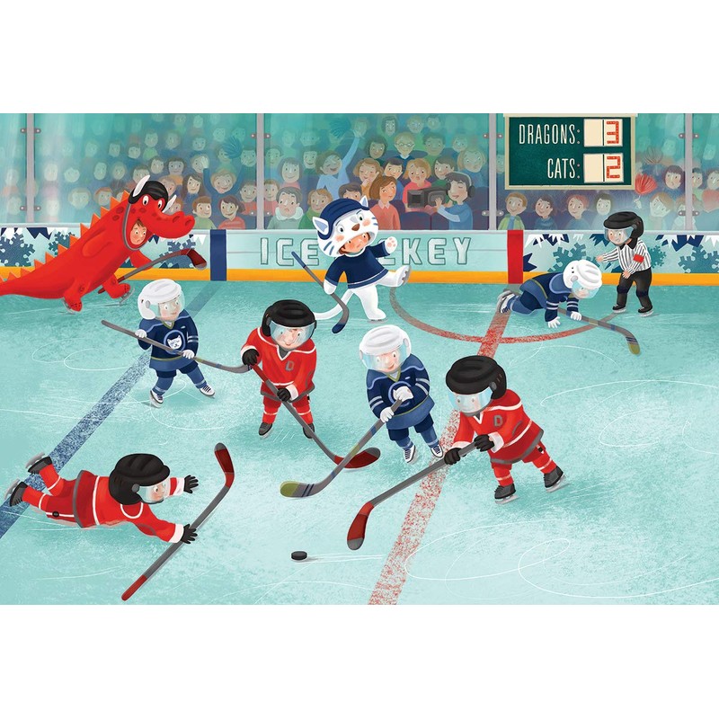 EuroGraphics Hockey Junior League Puzzle (60-Piece), Multi