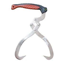 8 Inches (200MM) Log Carrier, Log Tongs, Log Lifting Hook, Timber's Tongs for Lifing Logs, Total Length 12.2 Inches Black/Red