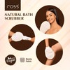 Ross Natural Ramie Bath Glove Scrubber Exfoliator for High Lather
