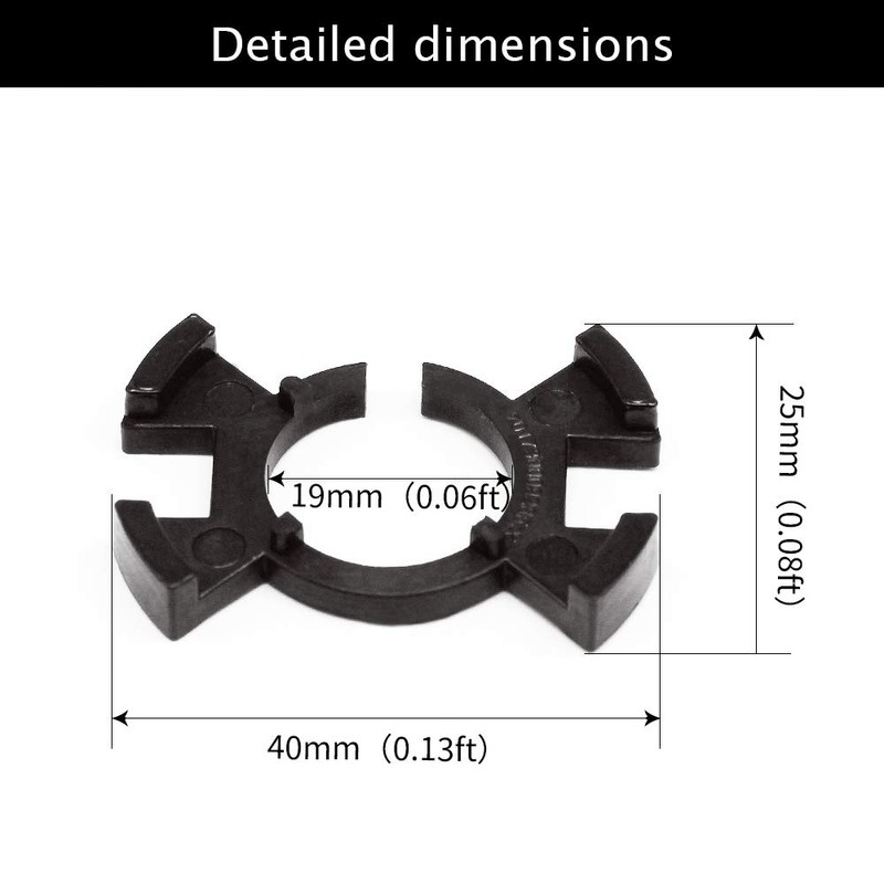 HUIQIAODS H7 LED Headlight Retainer Holder Adapter (H1 Honda Odyssey